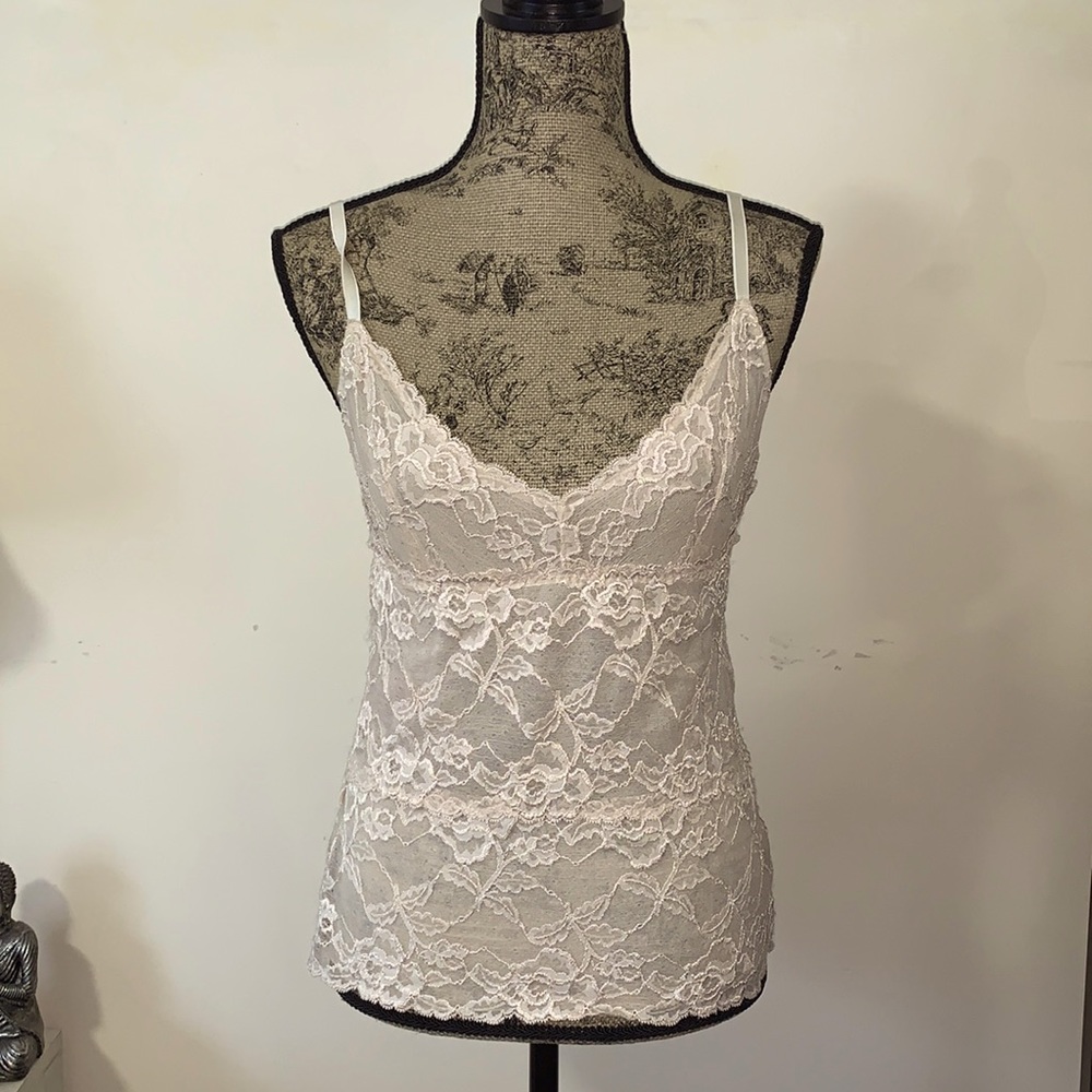 🌻4/$20 Banana Republic Sheer Lace Top - Picture 2 of 11
